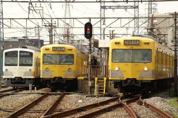 白い電車､黄色い電車