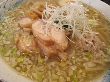 08ようか　鳥塩ラーメン（680円+大盛20円）