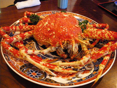 高足蟹（使用直前）