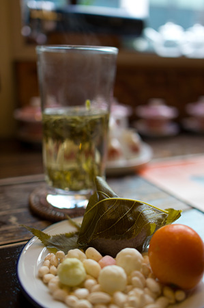 梅舎茶館にて