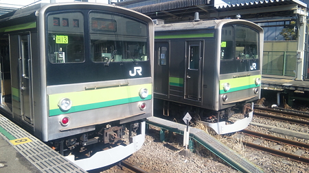 横浜線H１３とH２８（橋本駅）