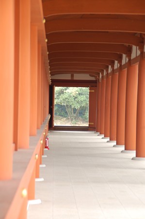 奈良 薬師寺回廊