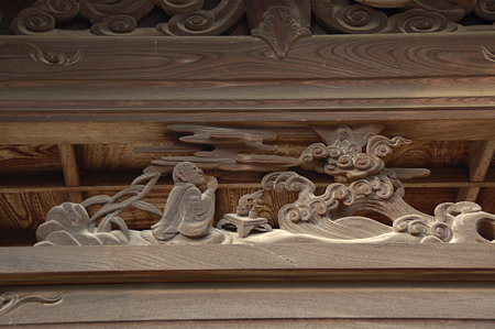 東大寺 観音堂(二月堂)手水舎の彫刻