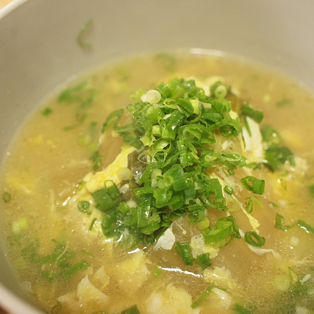 鍋風料理の残り物スープ