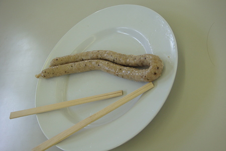 ソーセージつくり体験