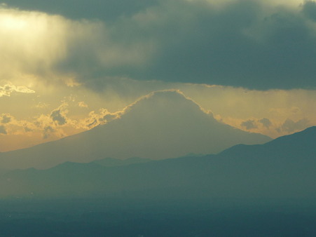 100310-富士山と夕陽 (2)