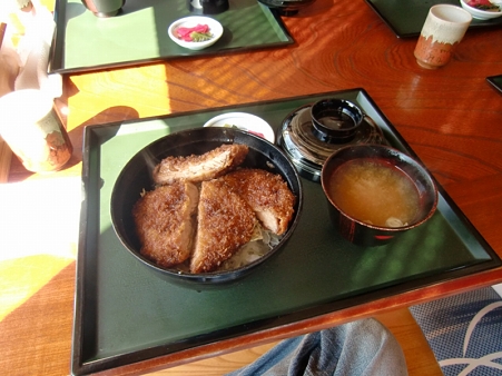 ヒレカツ丼。ばりウマウマｗ