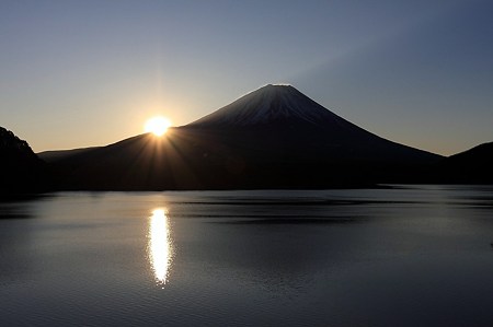 2010.01.02 本栖湖 富士山 日の出