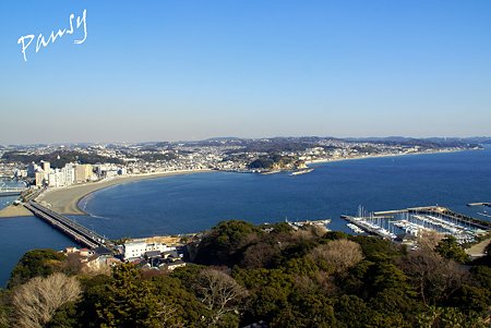 江の島展望灯台から見た風景・・