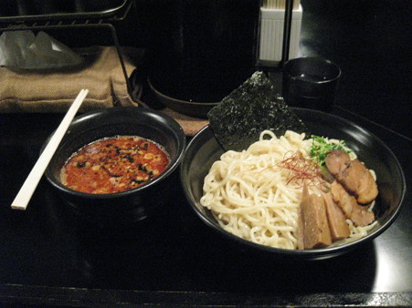 麺や楓　キノコ肉味噌つけ麺　激辛　2012.06